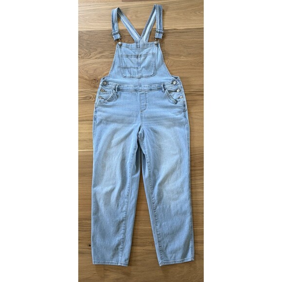 Sonoma Pants - Sonoma Women Denim Bib Overalls M Light Blue Stretch Jean Grunge Streetwear Chic